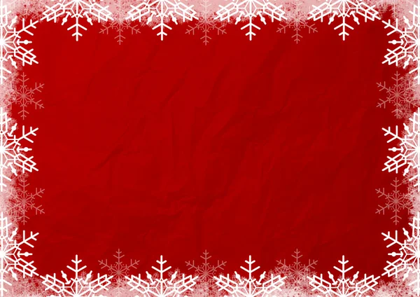 Kerstmis achtergrond in het rood — Stockfoto
