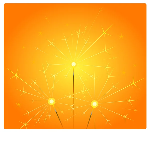 Bright bengal lights background — Stock Vector