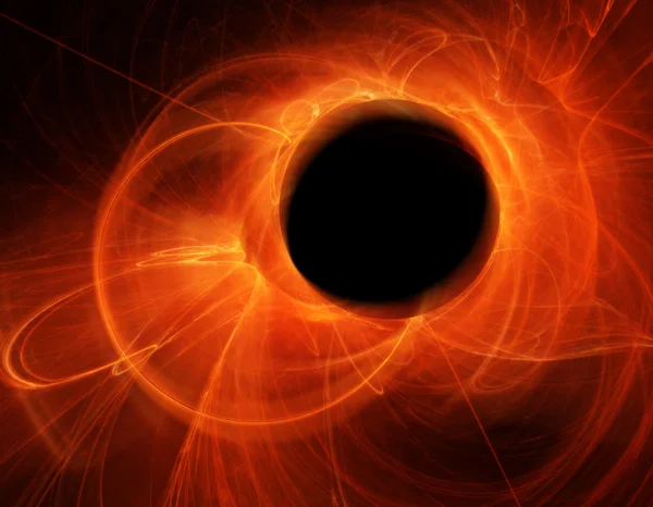Чёрная дыра — стоковое фото
