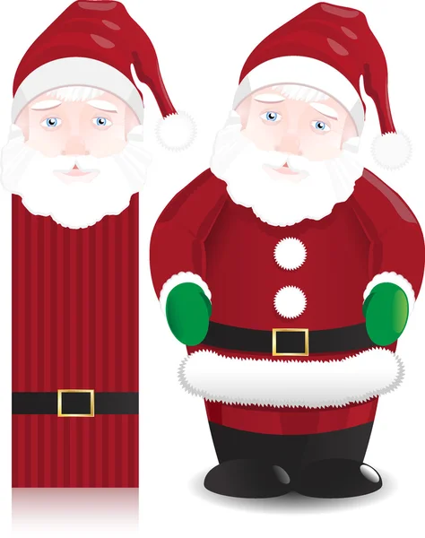 Papai Noel figura —  Vetores de Stock