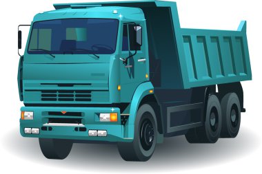 Great detailed dumper truck 06 clipart