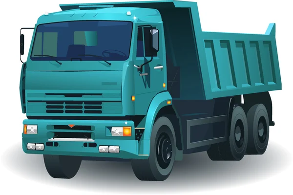 Grande dumper dettagliato camion 06 — Vettoriale Stock