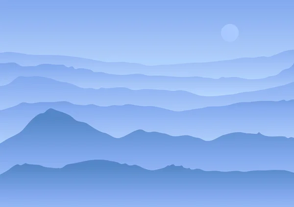 Paysage vectoriel calme — Image vectorielle