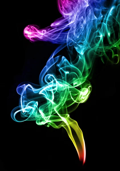 Cor gradiente fumaça abstrato — Fotografia de Stock