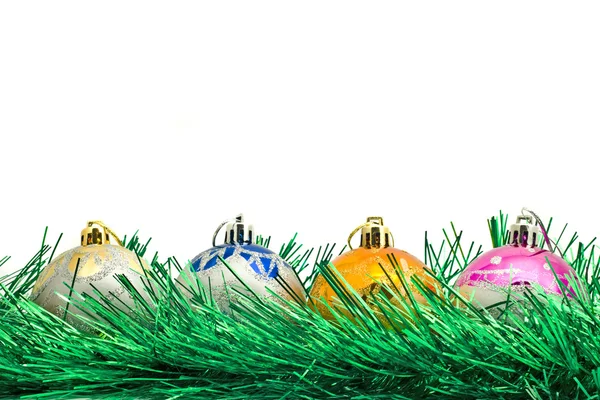 Hermosas bolas de decoración de Navidad — Foto de Stock