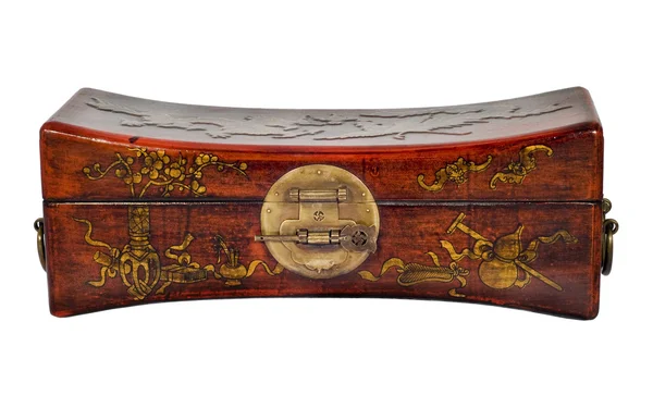 Красивая украшенная китайская коробка — стоковое фото