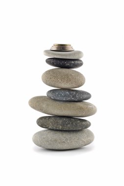 Welfare and Stability - Balanced stack clipart