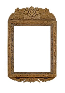 Carved Wooden Frame for picture clipart