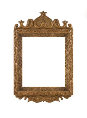 Beautiful wooden Frame for picture clipart