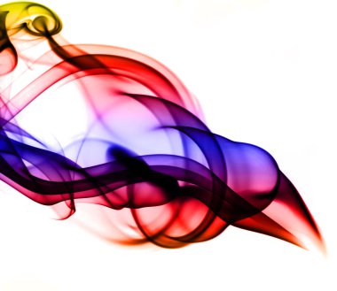 Beautiful abstract Smoke waves clipart