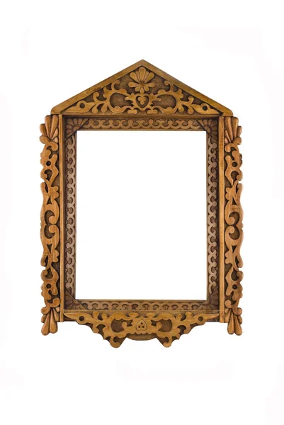 Wooden Frame for picture or portrait — Stock Photo, Image