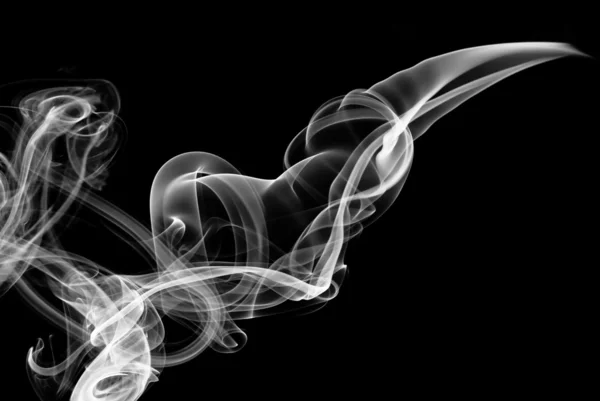 Beyaz duman tasarlamak şekil — Stok fotoğraf