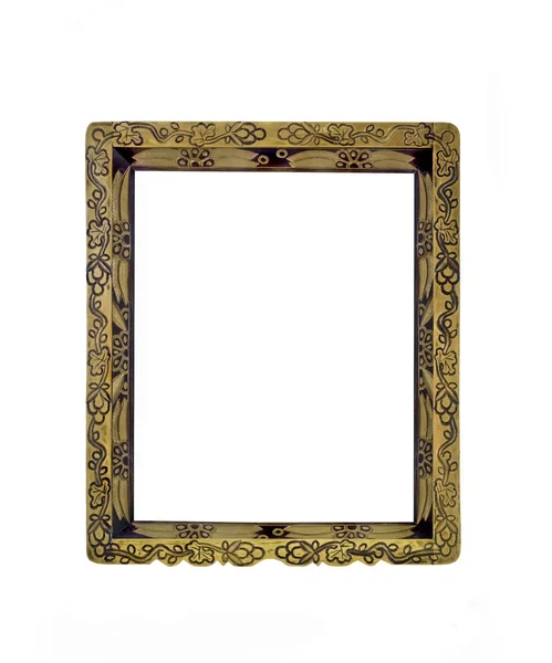 Vertical carved frame for picture — Stock Photo, Image