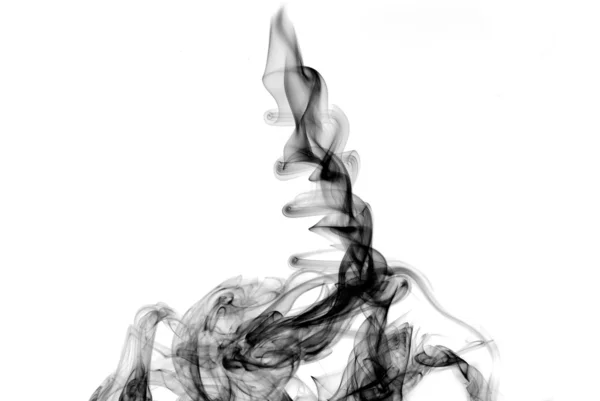 Над белым дымом — стоковое фото