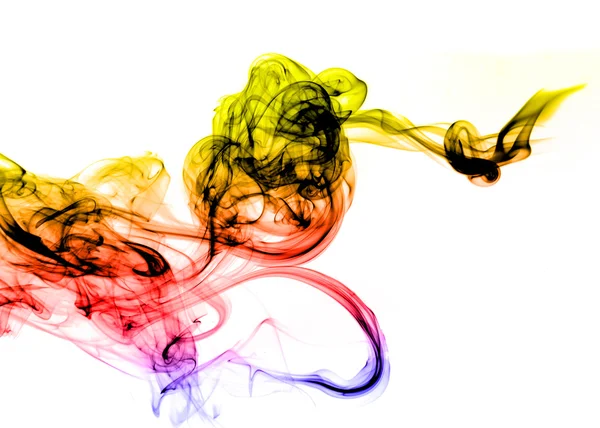 Gradient coloré Fumée abstrait — Photo