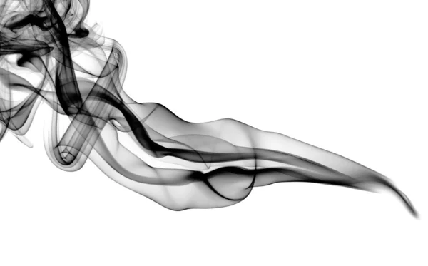Streszczenie magiczny dym nad białym — Zdjęcie stockowe