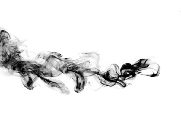 Magic fume forme abstraite sur blanc — Photo