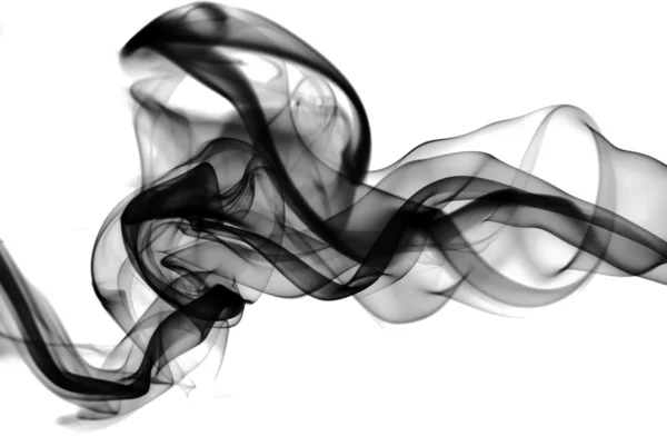 Серый и черный волшебный дым — стоковое фото
