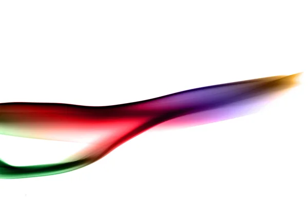 Gradient färgglada rök abstrakt vågor — Stockfoto