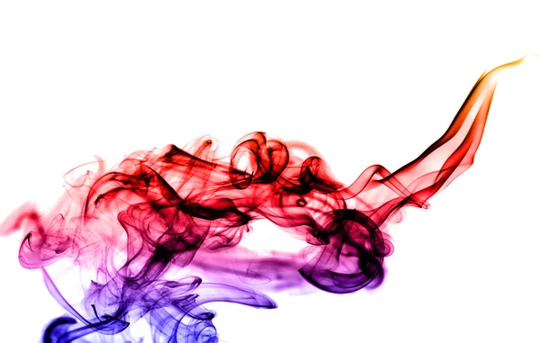 Gradient färgad rök abstrakt — Stockfoto