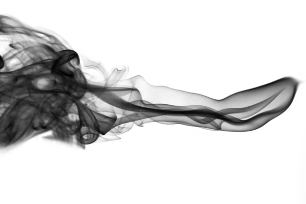 Texture abstraite fumée noire — Photo