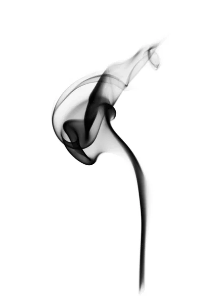 Magiska rök abstrakt över vita — Stockfoto