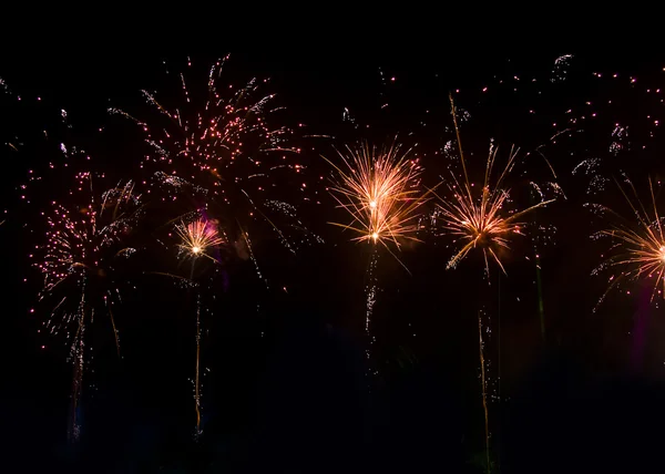 Feuerwerk am Himmel — Stockfoto