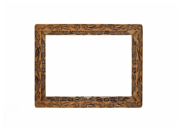 Empty horizontal Carved Frame — Stock Photo, Image