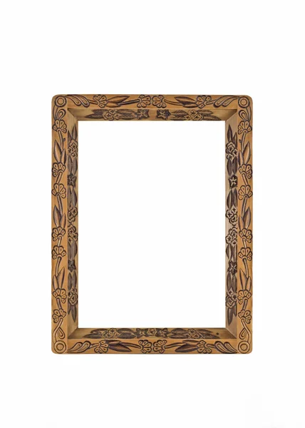 Empty Carved Frame for picture — Stok fotoğraf