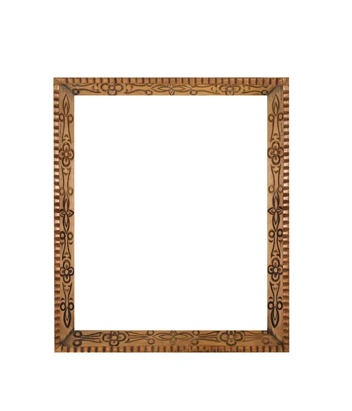 Empty carved Frame for picture — Stok fotoğraf