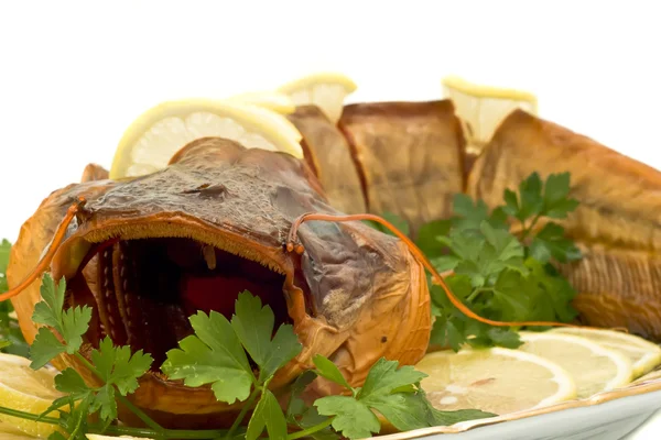 stock image Dinner - fresh-water catfish