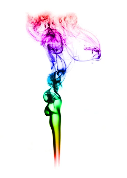 Красочная волшебная дымовая абстрактная текстура — стоковое фото