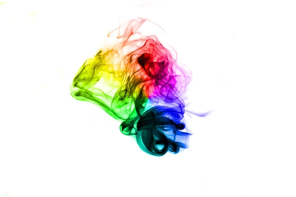 Curvas de humo coloridas abstractas — Foto de Stock
