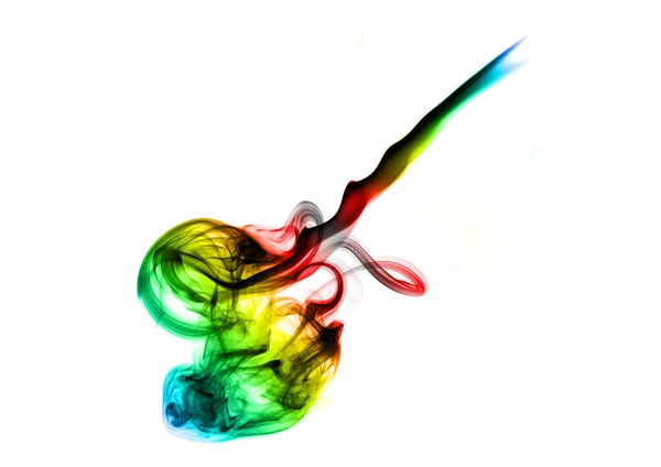 Curvas de humo abstracto mágico colorido —  Fotos de Stock
