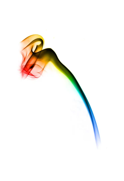 Colorful Fume abstract shape — Stock Photo, Image