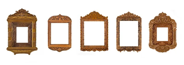 Collage of carved Frames — Stock Photo, Image
