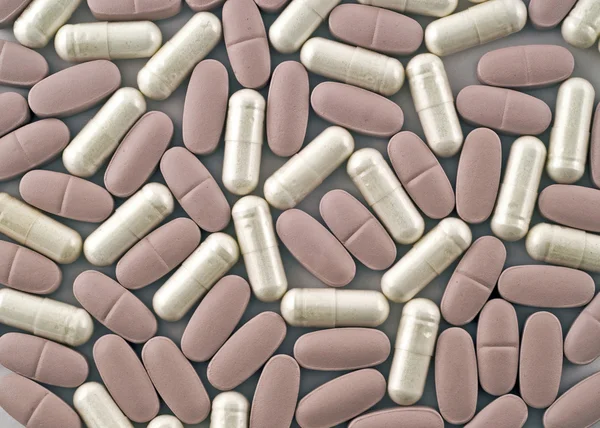 Крупный план таблетки без таблеток — стоковое фото