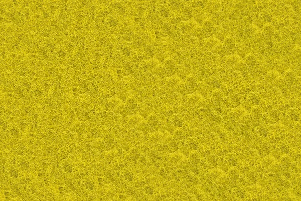 Superfície fibrosa sintética amarela — Fotografia de Stock