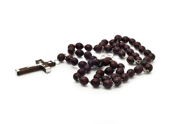 Closeup of beautiful Wooden beads — Stock Photo, Image