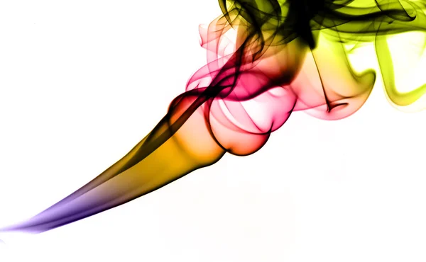 Fumée abstraite colorée lumineuse — Photo