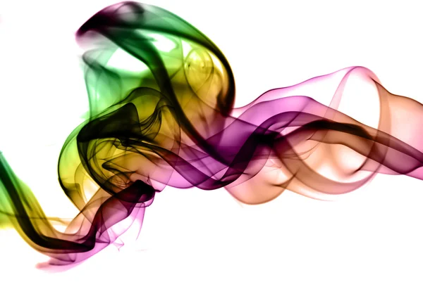 Forme di fumo magico colorato brillante — Foto Stock