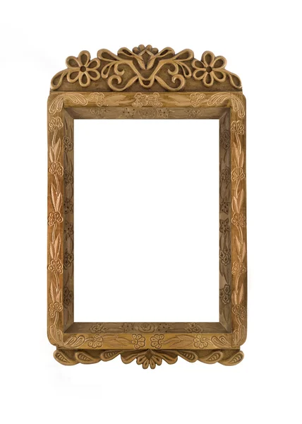Carved wooden Frame for picture — Stock Photo, Image