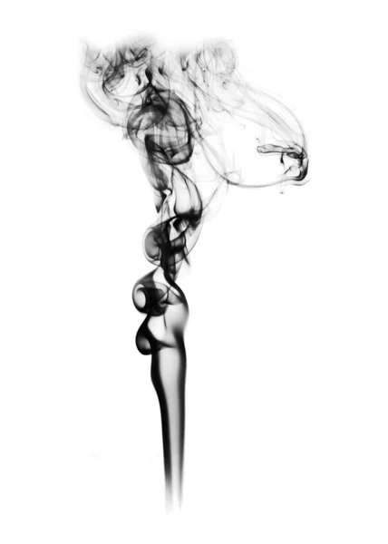 Svart magi rök abstrakt konsistens — Stockfoto