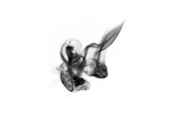 Zwarte rook abstracte textuur — Stockfoto