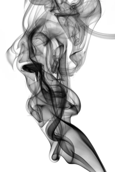 En黒煙抽象的なテクスチャ — Stock fotografie