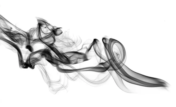 Zwarte abstracte fume patroon — Stockfoto