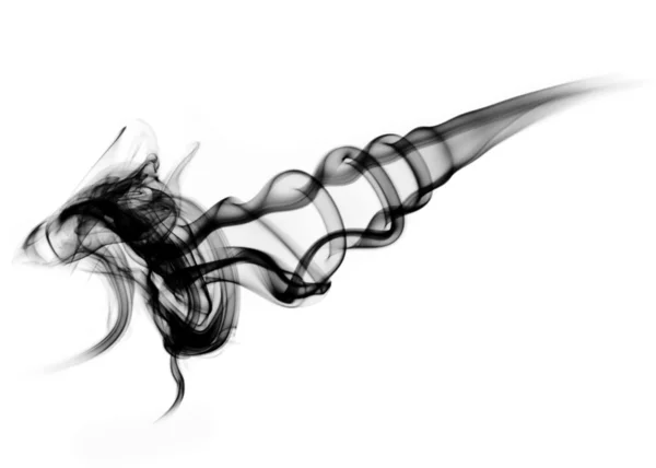 Abstrakter Rauch auf dem weißen — Stockfoto