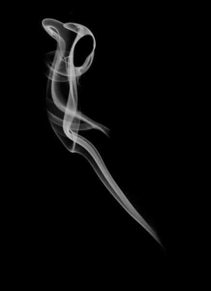 Streszczenie dymić krzywe biały — Zdjęcie stockowe