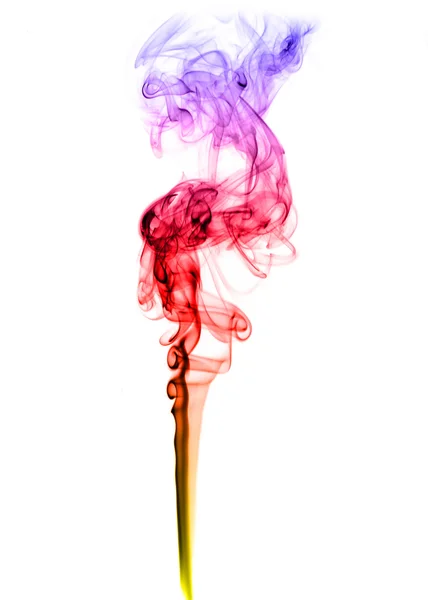 Colored puff of abstract smoke — Stock Photo, Image