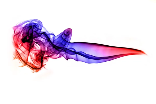 Färgglad abstrakt rökpuff — Stockfoto